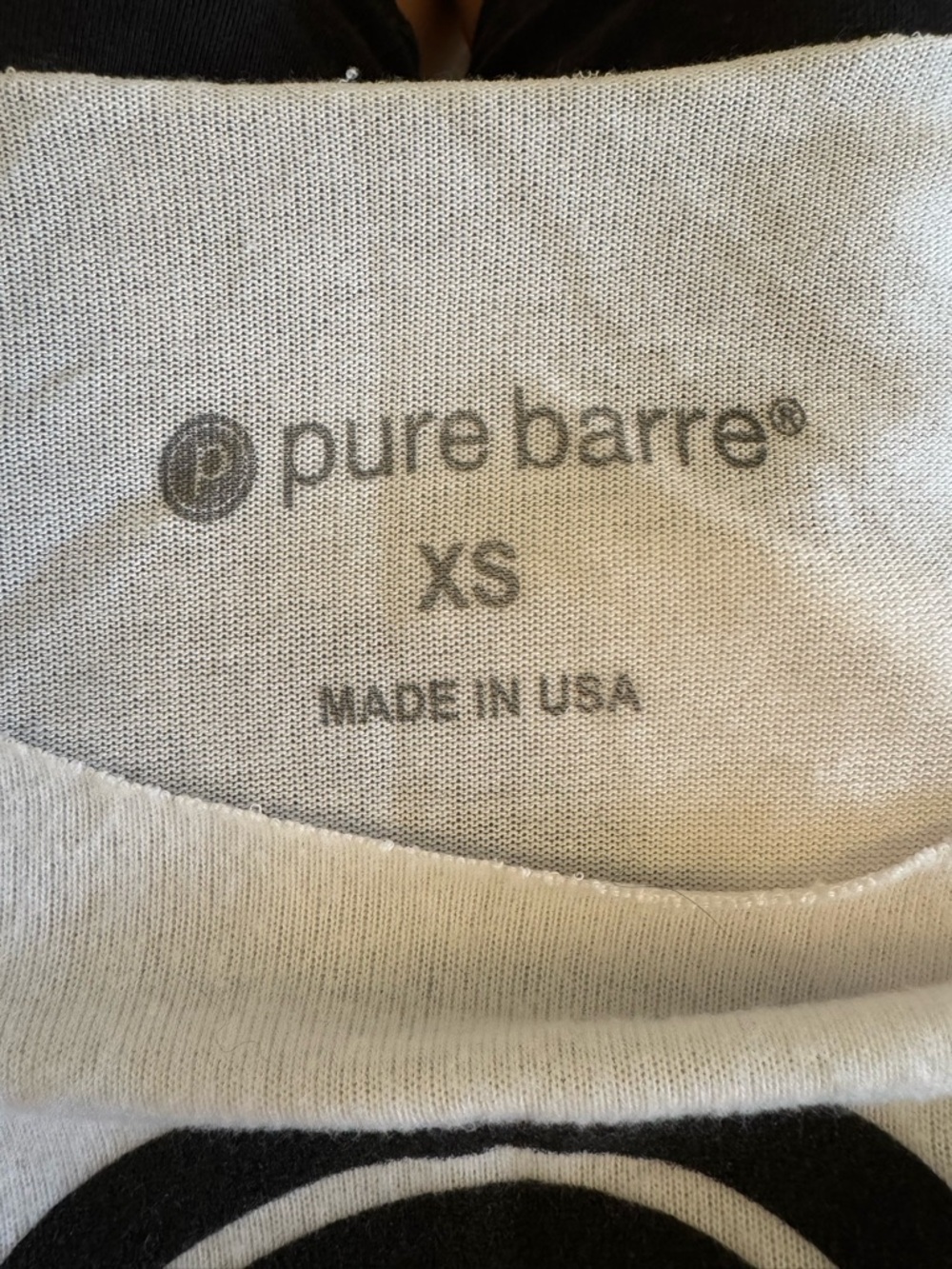 Pure Barre White Fuzzy Long Sleeve Top - Picture 5 of 6